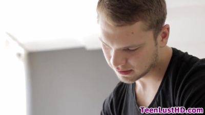 Hot Teen Mouth Oozes Jizz - hotmovs.com