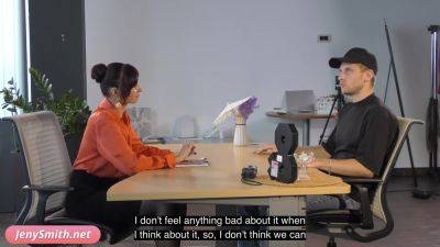 Psychologist. Jeny Smith got naked and gave him to touch her - txxx.com - Russia