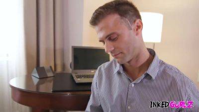 Tattooed Gal Nailed - hotmovs.com