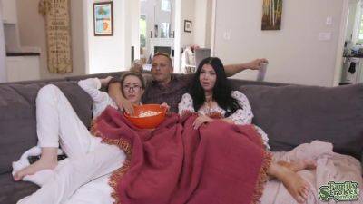 Sofia - Sofia D, On The Couch And Sweet Sophia In Dorian Silently Fucked Holly Beside Sofia - hotmovs.com