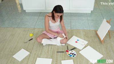 Laya Rae - Dirty Painting - upornia.com