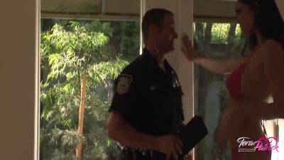 Tera Patrick - Horny Bitch Pounded And Cumshoted By Horny Policeman! 10 Min - hotmovs.com