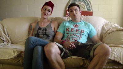 Clementine and Aeon are adventurous and can't wait to make their own porn. - hclips.com