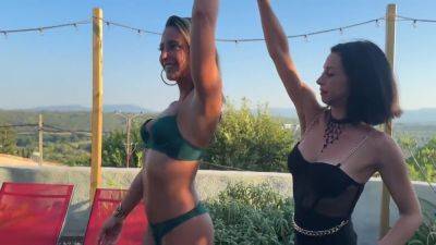 Mia And Pam On Two Big Cocks In A Wild Orgy - videooxxx.com