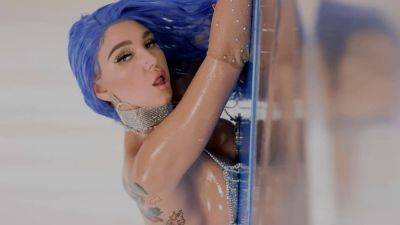 Nerdy glasses-wearing Shy Blonde Codi Vore always craved her roommate's BF's massive cock in HD - sexu.com