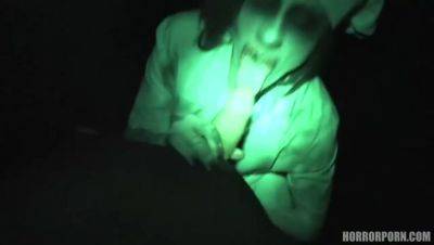 The dude bangs two gorgeous babes in a horror scenario - xxxfiles.com