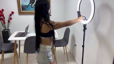 I Help My Little Stepsister With Her Social Networks. I End Up Cumming In Her Ass - hclips.com