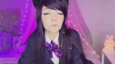 Babydolldiana - Komi San Masturbates Through Pantyhose - hclips.com