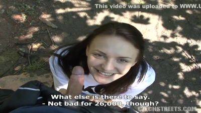 Offering Money A Stranger Girl For Quick One Outside - upornia.com