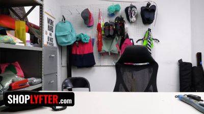 Veronica Church, the sexy thief, takes on security officer's fat dick in shoplyfter roleplay - sexu.com