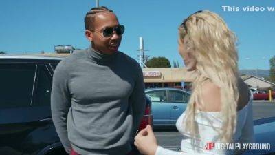 Petite Blondie Gets Monstrous Black Dick - upornia.com