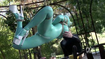 Latex-Clad MILF's Outdoor Adventure - Big Tit Lucy - porntry.com