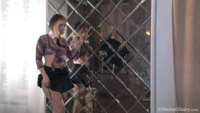 Sasha K Pleasures Her Hair-Covered Kitty in Lingerie - xxxfiles.com