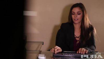 Kayla Jane's Office Foot Fetish - porntry.com