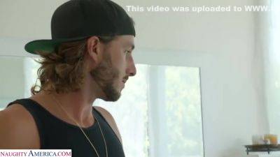 Tattooed Blonde With Fucked By A Big Penis With Huge Boobs - upornia.com