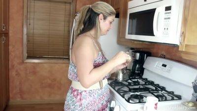 Alexis Silver - Alexis Silver Pleasures Herself in Lingerie After Tea - xxxfiles.com