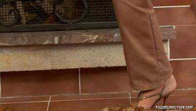 Having Intimate Threesome on a Bearskin Rug with Luciana and Velvet, Featuring Fetish and Piss - porntry.com