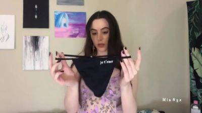 New Panties Pussy Stuffing Masturbation And Cumming - hclips.com