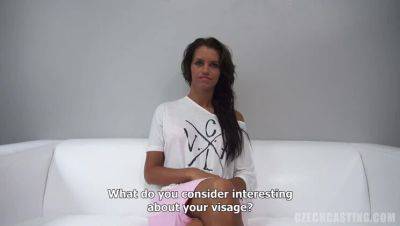 Cute Brunette Veronika in Casting - porntry.com - Czech Republic