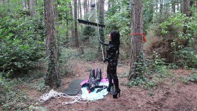 Mistress-her Rubber Slavegirl In Extreme Bondage - upornia.com