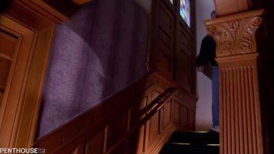 The Ghostly Brunette with Big Tits - porntry.com