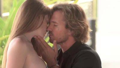 Foreplay with a Brunette and a Big Cock - porntry.com