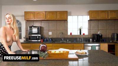 Thick Step Mom Lets Step Son Fuck Her Muff All Around The House - videomanysex.com