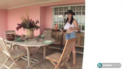 Natalie Fiore In Cowgirl Cosplay - hotmovs.com