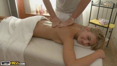 Kathy Marfa & Timur: Steamy Massage Encounter with a Blonde - porntry.com