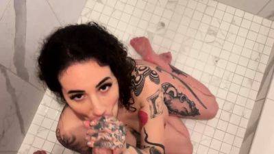 Arabelle Raphael - Kinky Arabelle Raphael Sucks And Blows Cock While On Shower - drtuber.com