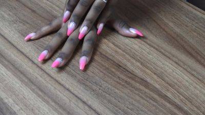 Ebony Hand Finger Nails Fetish - SoloAustria - hotmovs.com