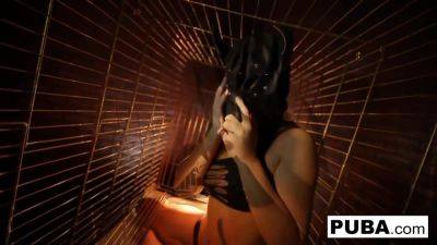 Dani Is A Trapped Bitch Inside Cage With Dani Daniels - hotmovs.com