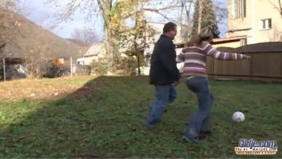 Outdoor Fun: Blonde Natali & Her Fetish - xxxfiles.com