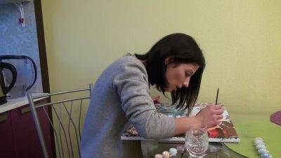 Gorgeous Brunette Kassiana in Solo Play - porntry.com