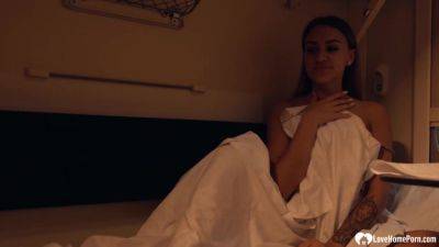 Busty friend hops on my raging pole - txxx.com