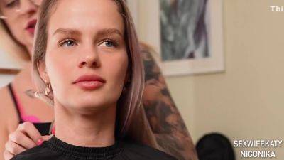 Cockjob In A Beauty Salon From A Master And A Visitor Alya Blonde And Nigonika Hot Best Porn 2024 - hclips.com