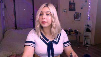 Petite chubby big natural boobs blonde babe solo tease - txxx.com