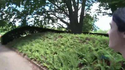 Ivy Aura - Amateur Brunette Ivy Aura Walking & Flashing in Public - POV & Small Tits - porntry.com