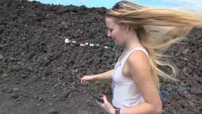 Scarlett Sage - Scarlett Sage Shines in Scarlet at the Seaside - porntry.com