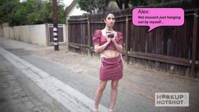 Alex Coal - Watch Alex Coal get her pretty face smashed by Zac Wild's big dong - sexu.com