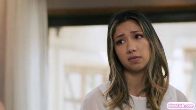 Petite babes satisfying their big tits lesbian best friend - txxx.com