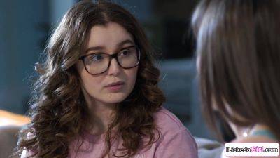 Petite stepdaughter pussy licking big tits lesbian stepmom - txxx.com