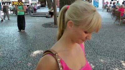 Bella Anne - Exciting Outdoor Encounter: Boruch & Blonde Bella Anne - porntry.com