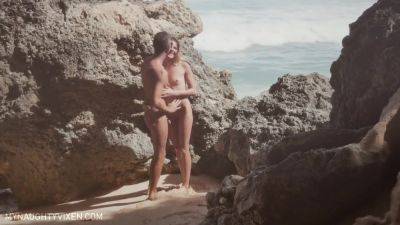 We Went To A Secret Ocean Beach To Have Sex - Mynaughtyvixen - hclips.com