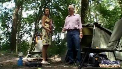 Claudia Adams & Barry in a Heavenly Garden Orgasm - xxxfiles.com