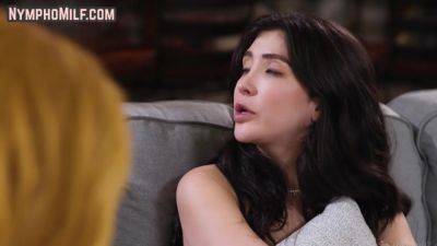 Big buxom redhead lez nympho enjoys 3some with babes - hotmovs.com