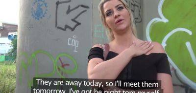 Public Agent (Full Scene) British blonde with big boobs gets excited for creampie sex with big dick - inxxx.com - Britain