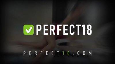 Skinny Petite 18yo gets a bit Awkward in Front of the Camera for Perfect18 - hotmovs.com