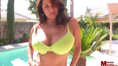 Monica Mendez - Sun Tanning Prep - hotmovs.com