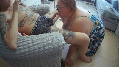 Deep Throat Stepmother-in-law Sucks My Dick Until I Cum - hclips.com